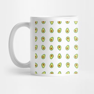 Hand drawn cute avocados Mug